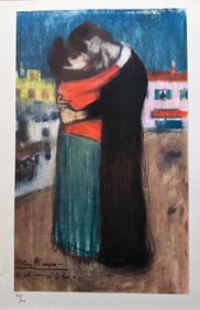 Picasso. Les Bleus de Barcelone. 1963.  with 11 pochoirs