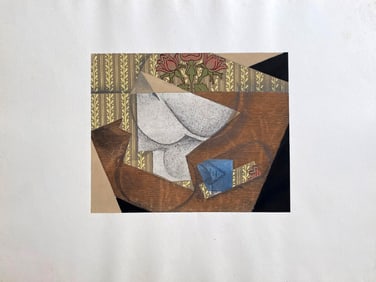 Juan Gris pochoir. 1914. One of 1,000 copies.
