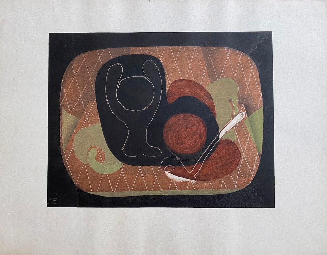 Georges Braque pochoir. 1931, from the portfolio Dix reproductions (1 of 2)
