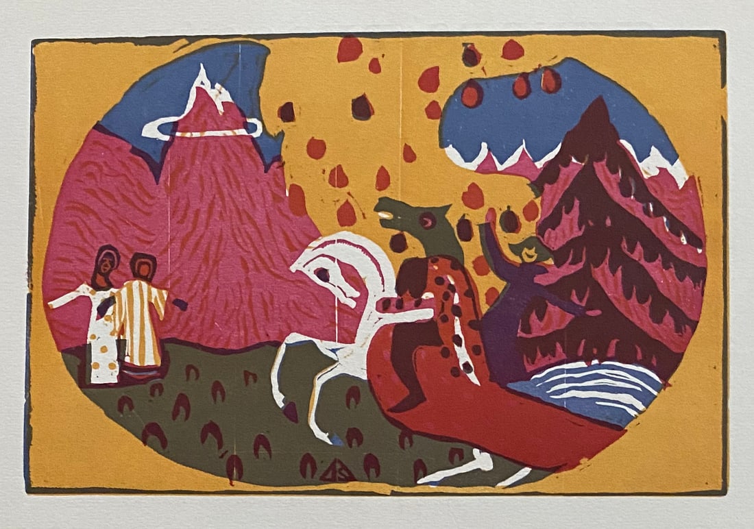 Derriere le Miroir 42. Kandinsky. With 3 woodcuts