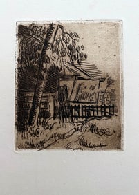 Cezanne. 1914. With one original etching + 6 Lithographs.