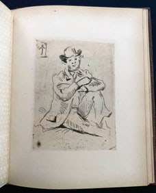 Die Impressionisten 1909. Pissarro, Renoir, Cezanne, Morisot etchings.