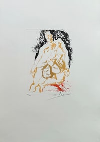 Dali Salvador.  Les Huit peche capiteaux, with 8 signed and numbered etchings