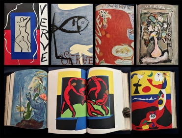 Revue Verve 1-4. An Artistic And Literary Quarterly 1937-1939. Matisse, Kandinsky, Miro…