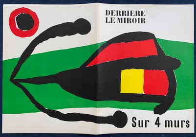Derriere le Miroir 107-108-109. Lithographs by Miro, Chagall, Giacometti
