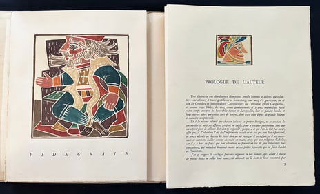 Derain. François Rabelais. Pantagruel with original color woodcuts