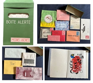 Marcel Duchamp. Boîte Alerte, 1959. Complete with 5 signed prints.