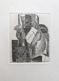 Picasso Etching. 1947, from the portfolio Du Cubisme