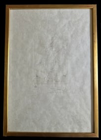 Original signed and numbered drypoint by Salvador Dali, 1968.