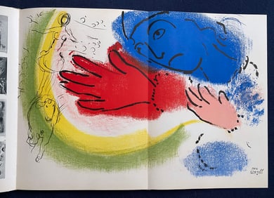 Derriere le Miroir 92-93. With lithographs by Chagall & Miro, etchings by Giacometti, & other prints