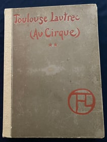 Au Cirque. 17 Dessins by Henri de Toulouse-Lautrec. 1930.