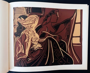 Picasso Linogravures. With 45 linoleum cuts by Picasso