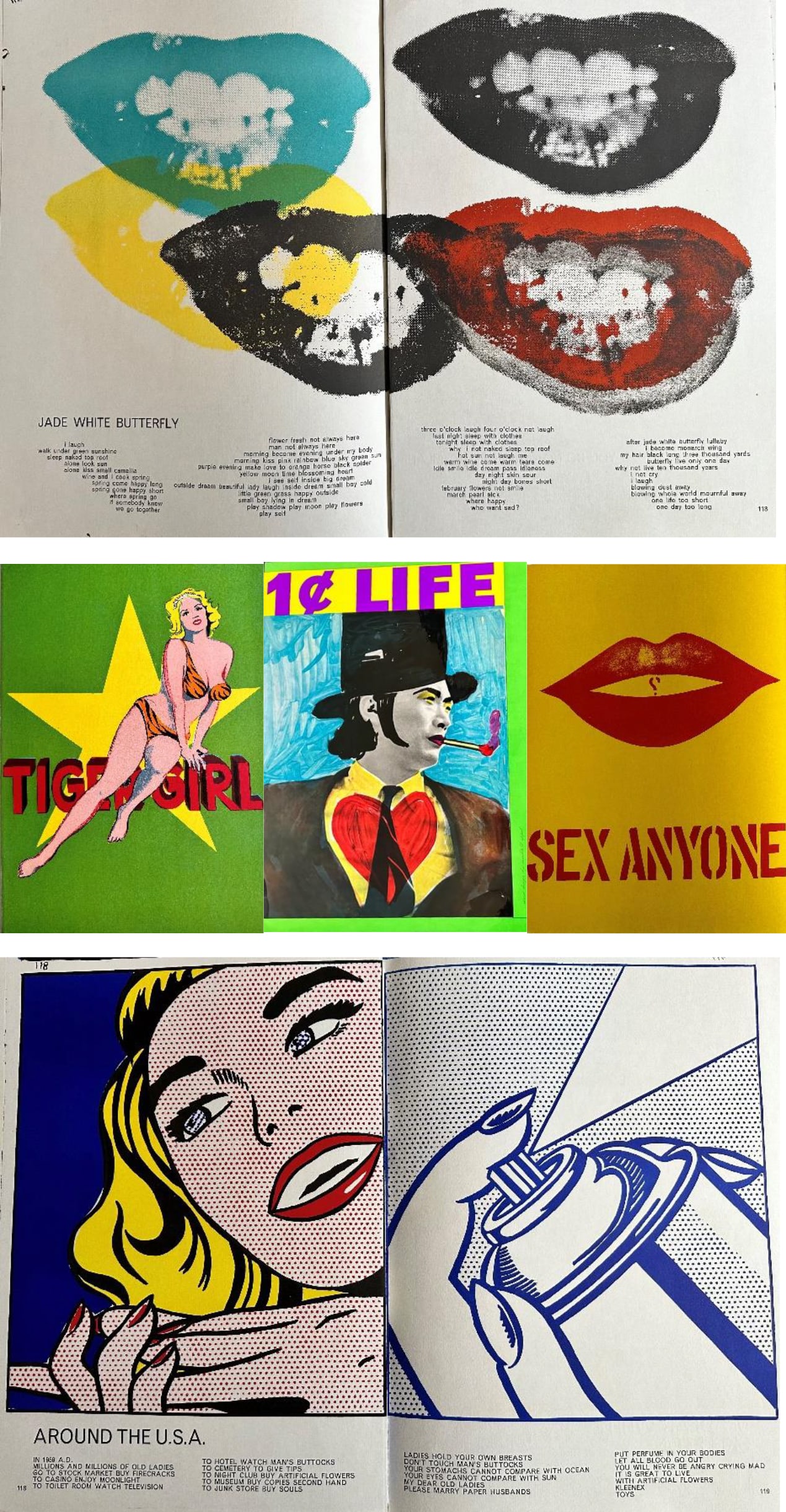 Ting, Walasse. 1¢ Life. Complete (Warhol, Lichtenstein, Wesselman, and others) (1 of 1)