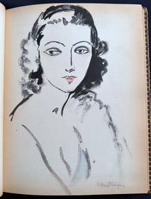Van Dongen By Ed Des Courieres. With 8 Pochoirs In Color, 1925.