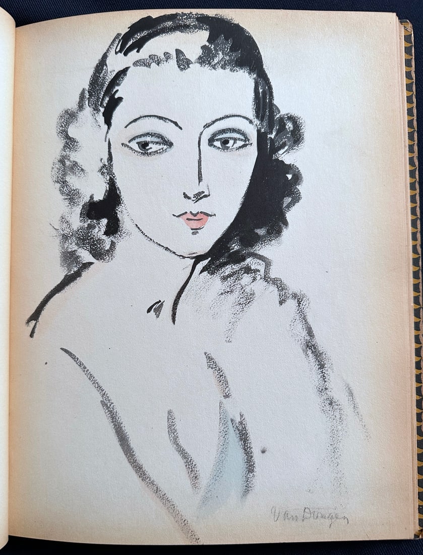 Van Dongen By Ed Des Courieres. With 8 Pochoirs In Color, 1925. (1 of 3)
