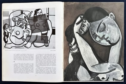 Xxe Siecle 7, 1956. Pochoirs by Picasso, Giacometti, Poliakoff, Soulages …