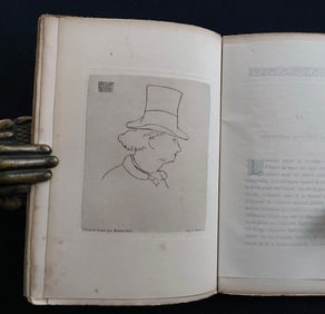 Manet. Charles Baudelaire, 1869. Sa Vie et son Oeuvre, with 2 etchings by Manet.