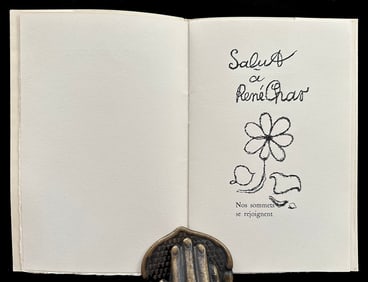 Braque. Salut a Rene Char.  P.A.Benoit March 1955, one of 95 copies