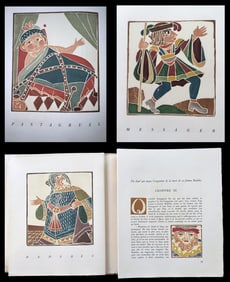 Derain. Rabelais. Pantagruel with 21 full pages original color woodcuts, one of 275 copies, 1943
