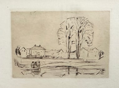 Munch, Schiefler. Graphic Work 1907. With 2 original drypoints by Munch. One of 30 copies.
