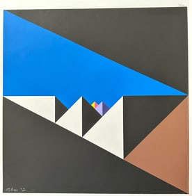 Domberger silkscreen calendar. International Contemporary Art. 1973. 13 signed serigraphs.