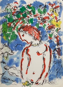 Derriere Le Miroir 198. with 3 lithographs by Chagall.