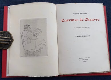 Cravates de Chanvre by Pierre Riverdy. With three etchings by Pablo Picasso. 1922, one of 132 copies