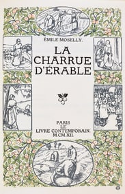 La Charrue d'Erable. With 12 wood engravings by Camille Pissarro. 1912, one of 116 copies