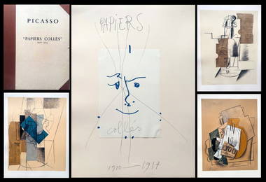 Papiers Colles 1910-1914. With 9 prints after Picasso + Frontispiece