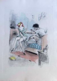 Icart. Destin de femme. With 21 etchings. 1945, one of 125 copies