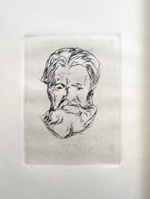 Munch-Glaser. 1918. With one original etching by Munch
