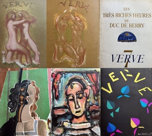 Verve 5/6-7-8.  1939-1940. Braque, Matisse, Leger and others