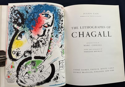Chagall Lithographe I.  1960. With 12 lithographs by Chagall