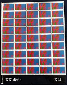 XXe Siecle 41, lithographs by Indiana and Hartung.