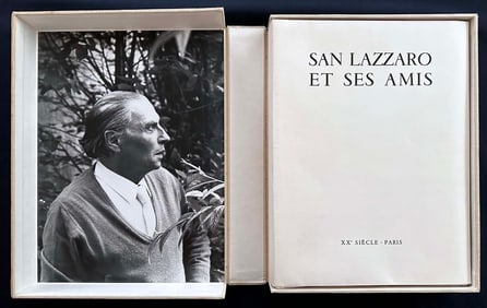 San Lazzaro et ses amis. 1975. Lithographs by Fontana, Kandinsky, Picasso, Matisse, Chagall, Miro