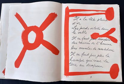 PICASSO. REVERDY. Le chant des morts. Poem with 125 lithographs by Picasso.