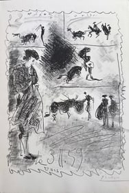 Picasso. Carnet de la Californie. Deluxe with an original lithograph signed + extra suite of prints