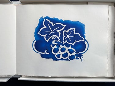 Août (August). With four aquatints by Georges Braque, 1958, one of 120 copies