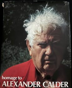 Homage to ALEXANDER CALDER. with a color Lithograph by Calder.