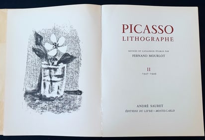 Picasso Lithographe 2. 1950. With two original lithographs by Picasso.