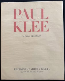 Cahiers d’art, 1929. Paul Klee.
