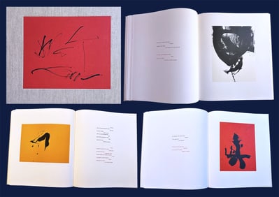 Motherwell, Paz. Three Poems. 1987. 27 lithographs by Motherwell + poem by Paz