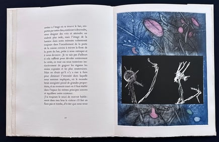 Les Voix. With 10 embossed engravings by Matta, 1964, one of 125 copies