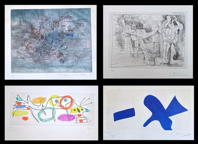 La Magie Quotidienne. With original signed prints by Miro, Picasso, Braque, Zao Wou-Ki and others