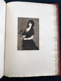 Sonnets et Eaux-Fortes. 1869. 42 etchings by Manet, Dore, Corot, Braquemond, Hugo, & others