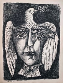 Picasso, Eluard. Le Visage De La Paix. With One Original Lithograph, 1951