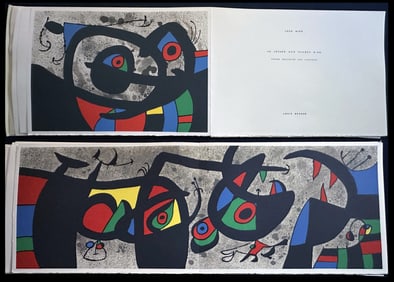 Miro Le Lezard aux plumes d’or. With 15 lithographs