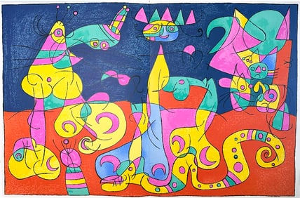 Ubu Roi. With 13 lithographs in color by Miro. 1966.