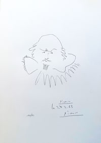Picasso/Aragon: Shakespeare. DELUXE copy with a signed lithograph by Picasso.