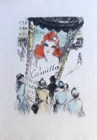 Icart. Destin de femme. With 21 etchings. 1945, one of 125 copies
